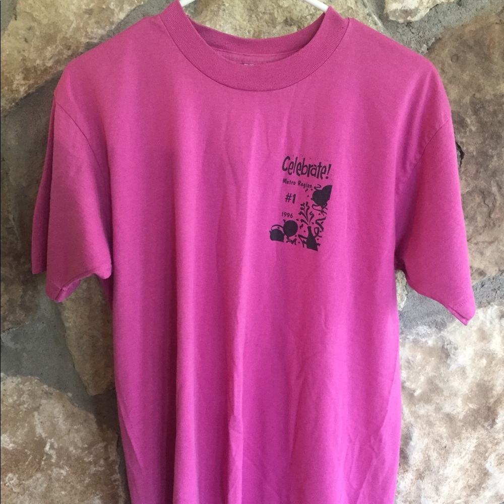 Vintage Pink T Shirt 1996